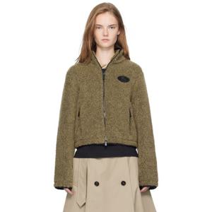 버버리 재킷 토프 크롭 플리스 재킷 252376F097003