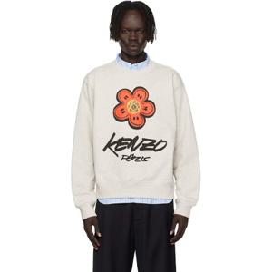 겐조 스웨트셔츠 그레이  Paris Futura 2000 코튼 스웨트셔츠 252387M204001