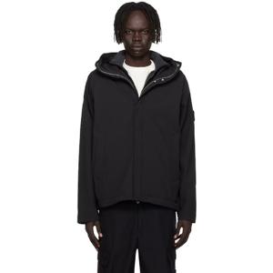 스톤아일랜드 패딩 블랙 Q100010 소프트 쉘 R E 다이 재킷 252828M178005