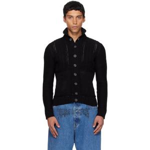 베트멍 가디건 블랙 카고 가디건 252669M200003