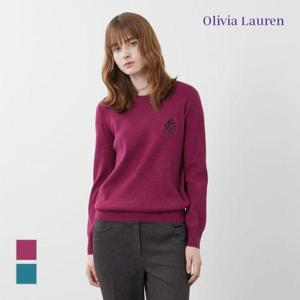 올리비아로렌 sh06 메탈릭 리브 니트 탑 VOCBL3W9461