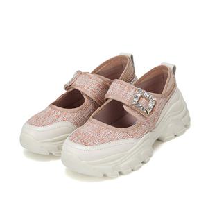 [BABARA] 바바라 트위드 메리제인 스니커즈 BBH161PK