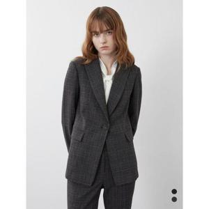 올리비아로렌 sh06 체크슬림핏원버튼자켓 VOCGA3W9111