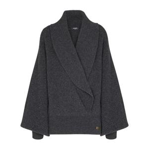 발망 배트윙 오픈넥 리브 니트 가디건 FF0KJ050KJ22 9DH