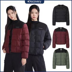 디스커버리 25FW신상 여성 세미오버핏 사각퀼팅 다운 경량패딩 DWDJ54056