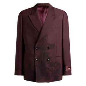 26 SS 에트로 페이즐리 모티프 더블 브레스티드 재킷 MRCA000999TP209 TP442988645