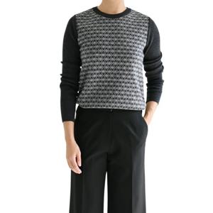 [비꼴리끄(여성)]울 자카드 풀오버 B244KU3020