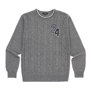 [JDX] 남성 꽈배기 조직 라운드 풀오버(X4SPU3351MG)