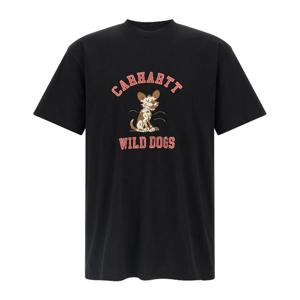 칼하트윕 와일드 독 프론트 프린트 크루넥 티셔츠 I035450 89XX