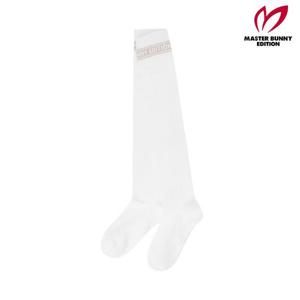 마스터바니  (421E3SC106) 여성 글리터 로고 자카드 논슬립 니삭스