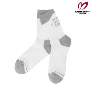 마스터바니  (411E3SC103) 남성 로고 자카드 골조직 논슬립 중목 양말