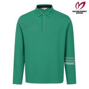 마스터바니  (411E3TO305) 남성 도트 로고 카라 긴팔 티셔츠