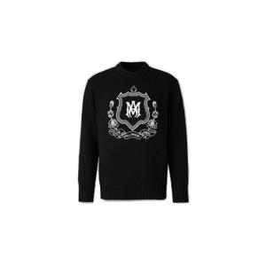 아미리 문장 프린트 점퍼 AMKNCW1101WOOL BLACK TP949159823