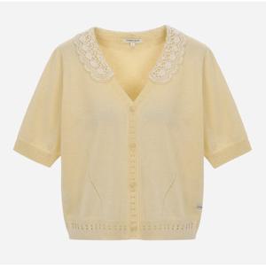 [써스데이아일랜드][여성]레이스 카라넥 가디건(T256MCD133W)