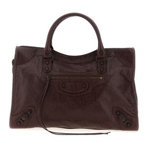 발렌시아가 르 시티 백 M 가죽 핸드백 8230582ABEK 6034