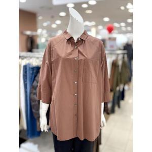 소고 세이브존01 7부 소매 루즈핏 셔츠형 재킷 TK3GA19