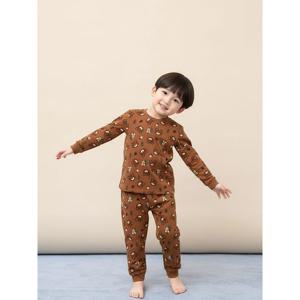 [빈폴키즈] 곰돌이 폴키 실내복 2PCS 상하 세트  브릭 (BI5X41U07C)