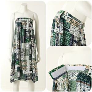 [와코루]골프가운 샤워가운 가볍고 부드러운 레이온 페이즐리나염 WGN373WL