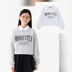 [더데이걸]레더 패치 스웻셔츠 TGMA25802