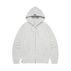 커버낫후드집업 JQS CO2401HZ06-OT 스몰 어센틱 후디 집업 오트밀