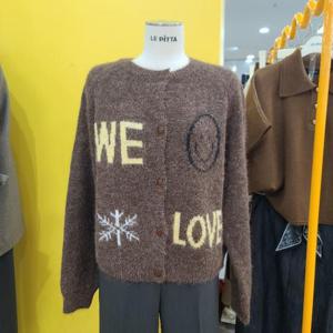 르피타 DP01 스마일 라운드가디건 L254BKTB02