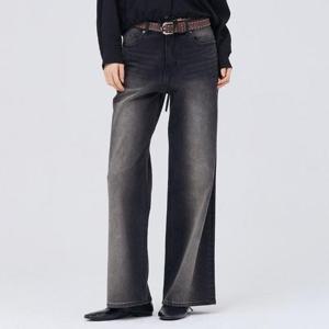 체이스컬트 동백01 블랙 빅 와이드 데님 EERG2368B0