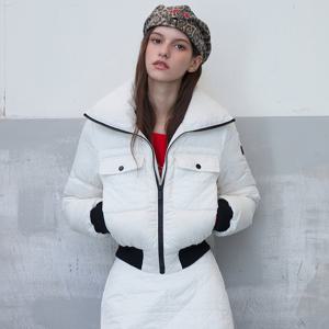 [에고이스트]하이넥 중경량 구스 숏다운 ER4TD901