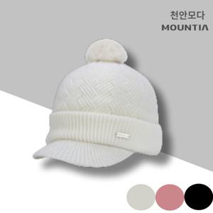[마운티아]마운티아 보온성 좋은 여성 겨울 리하스니트캡 2CDHTW