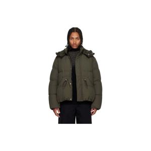 사카이 패딩 카키 립스탑 다운 재킷 252445M178002