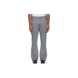 JW앤더슨 청바지 그레이 부츠컷 데님 진 252477M186000