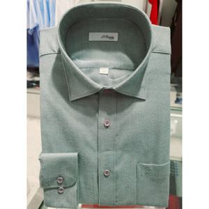 듀퐁셔츠 일반핏 긴팔 SE5FM11LS166SGE 그린 도비 기모 남자 선물