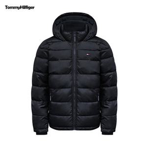 타미힐피거 퍼포먼스 푸퍼 남성 경량 후드 패딩 점퍼 자켓 158AN508-BLK