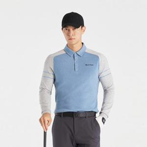 [테일러메이드] 남성 니트 하이브리드 카라 티셔츠 (TMTYO3243-940)