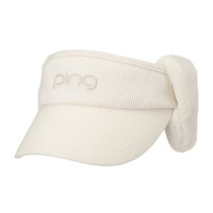 [핑골프](사은품증정) 여성 코듀로이 퍼귀달이 썬바이저 121E4CP287