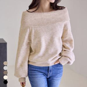 [한정수량] [모리스커밍홈] 여리여리 오프숄더 니트_M2511KN115C