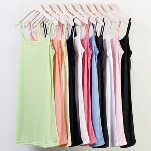 [엄지척]필수 DIN0018R 데일리 기본 끈나시 여성의류 롱 빅사_19