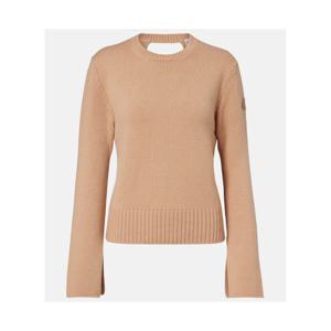 몽클레어 컷아웃 울 캐시미어 스웨터 P01100880