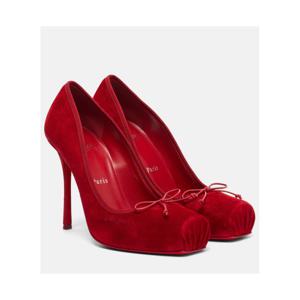 크리스찬루부탱 Cassia Nodo 100 스웨이드 펌프스 P01082352