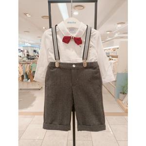 [압소바] (차콜) 25FW 하워드 정장 상하(멜빵) (A2721217)