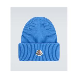 몽클레어 로고 울 캐시미어 비니 P01088916