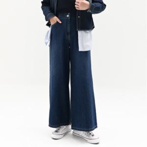 [비꼴리끄(여성)]데님 와이드 팬츠 B234DS2060