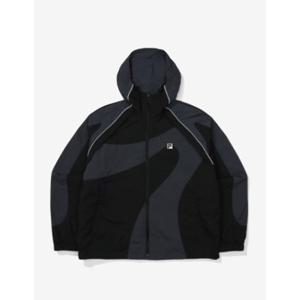 휠라 여성 모터코어 절개포인트 후드 바람막이 FS2JKF3S03F_BLK