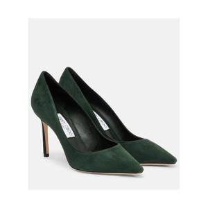 지미추 Romy 85 스웨이드 펌프스 P01125192