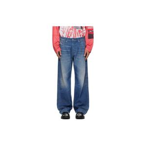 디젤 청바지 블루 릴랙스 1980 D 이퍼 데님 진 252001M186025