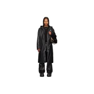 릭오웬스 코트 블랙 콘코르디안 맥 코트 252126M176006