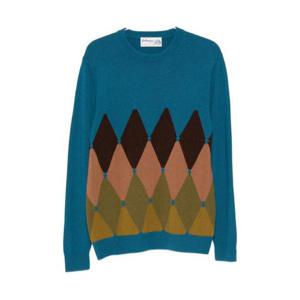 26 SS 발렌타인 아가일 니트 크루 넥 스웨터 B2P0007K0A8 TP444371433