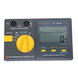 태광 절연저항계 디지털 메가테스터기 누전 TK-2000M 절연저항계 메가터스터 메가테스터기 누전 디지털절연저항계 TK2000M 태광