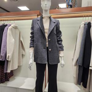 수스 HC04 자수포켓 핸드메이드 하프 자켓 S244BJKA04