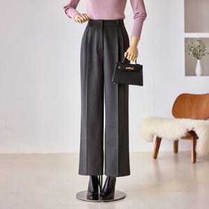 [한정수량] [커스텀에이블] [55~77]모직 투턱 와이드 슬랙스_T2511PT102D