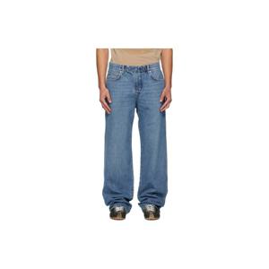 발망 청바지 블루 루즈 데님 진 252251M186013